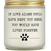 Pet Memorial Gifts for Loss of Dog Cat, Sympathy Gift for Pets Loss, Dog Bereavement Cat Memorial Candle, Remembrance Present in Memory of Cat, Passing Away Condolence Presents for Friends Pet Owner