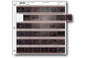 Archival 35mm Size Negative Pages Holds Six Strips of Six Frames, Pack of 25