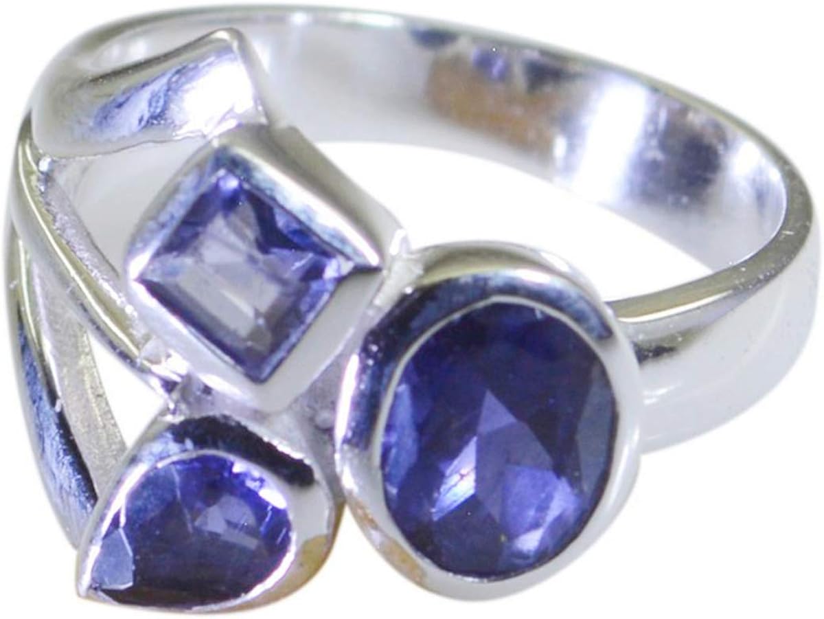 Jewellery Silver Beautiful Gemstones Multiple Shapes Three Faceted