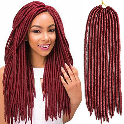 Vrhot 6packs Faux Locs Crochet Braids Hair Synthetic Hair