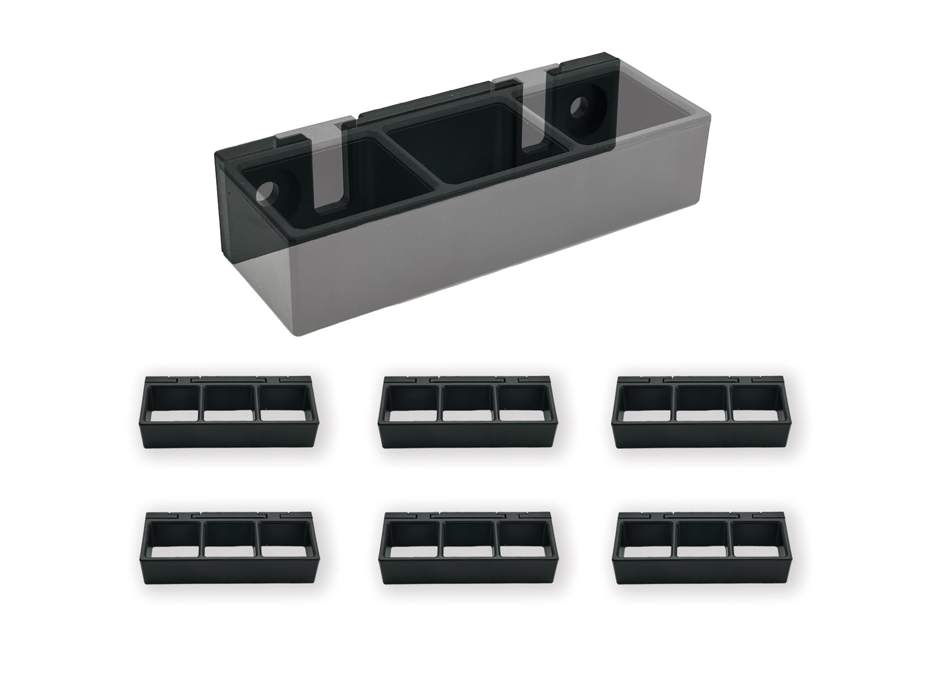 Stealthmounts Wall Hive System Triple Holder | 6 Pack | Mounts for Tools Storage | Made in The UK