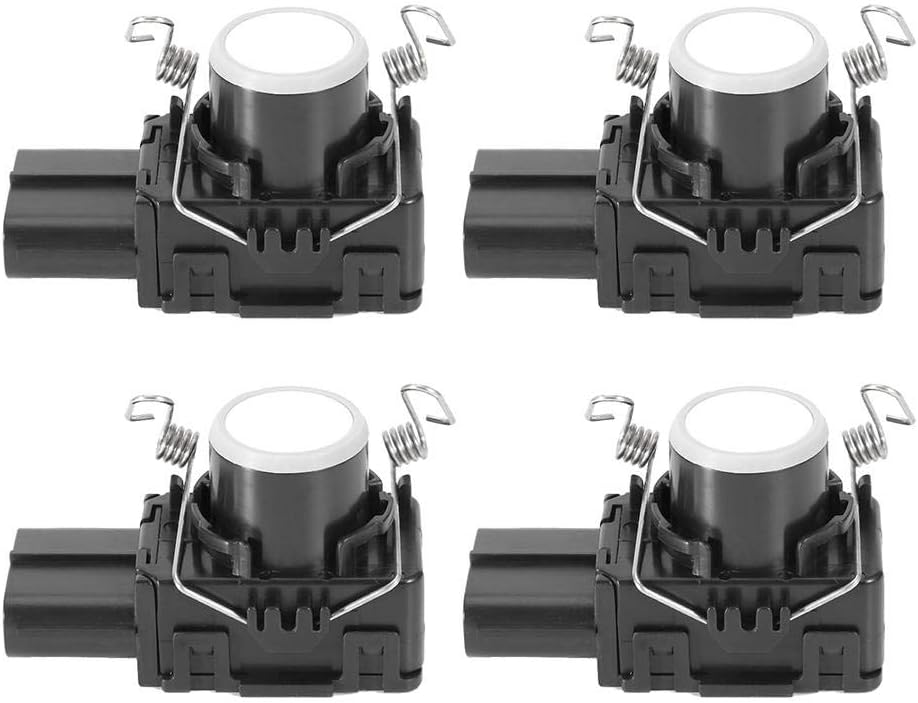 Hlyjoon 4Pcs Car Parking Sensor, 89341-28450-A1 8934128450A1 Parking Sensor PDC Car replacement parts Fits for Auto Landcruiser LX570 5.7L 2008 2009 2010 2011