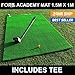 FORB Academy Golf Mat | 5ft x 3ft Roll Down Fairway Golf Mat