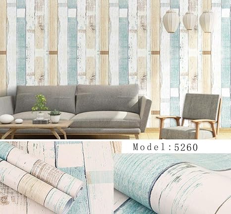 Amazon 木製タッチ紙 3dアンティーク木製壁紙 取り外し可能なピールとスティックの壁紙 粘着性と防水性壁紙 Diy 工具 ガーデン