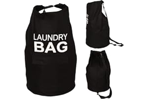 Kimmama 70L Waterproof Laundry Bag Backpack,Heavy Duty Laundry Bag with Strap,Dirty Clothes Organizer for Travel,Camping,Coll