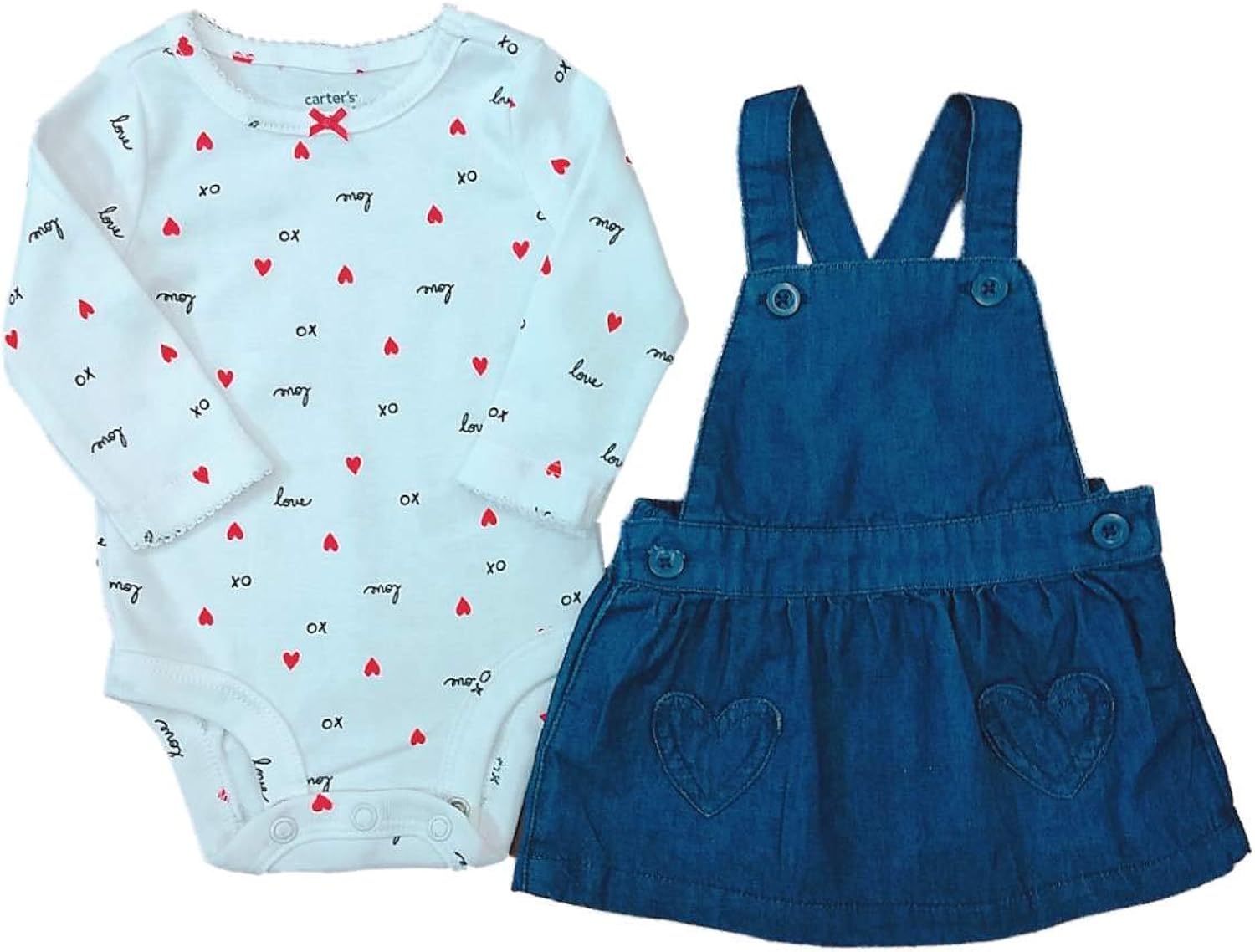 baby denim jumper dress