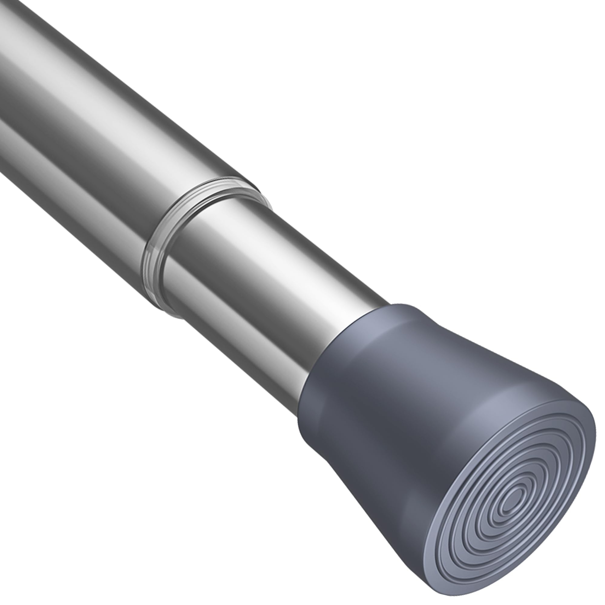 2Pcs Shower Pole No Drill Bathroom Extendable Curtain Rod Tension Rods No Screws Tension Curtain Pole For Cupboards