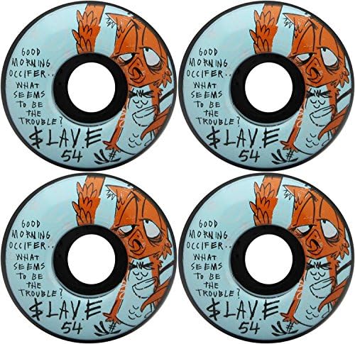 Slave Skateboard Wheels NITE OWL BLACK 54MM 99A