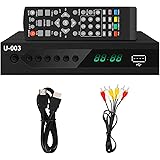 Digital TV Converter Box with PVR Function, UBISHENG 1080P Full HD TV Tuner Set-top Box for Receiving Over-The-air ATSC Digit