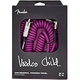 Fender 30 Feet Hendrix Voodoo Child Cable - Purple, Straight to Angled