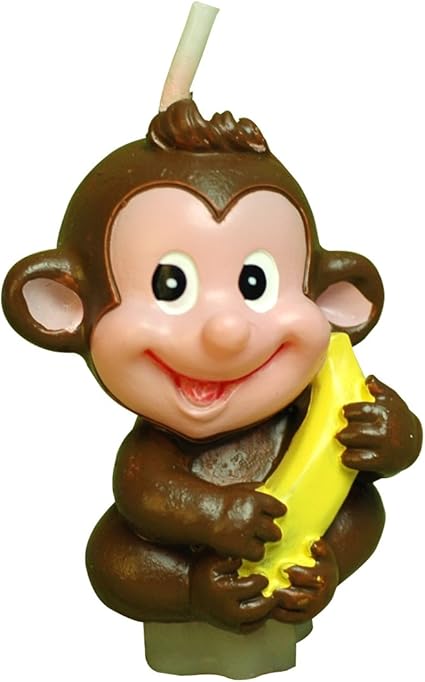 Ilikepar Bougies D Anniversaire Gateau Animal Bougies Pour Anniversaire Festive Fournitures De Fete Et Mariage Singe Amazon Fr Cuisine Maison