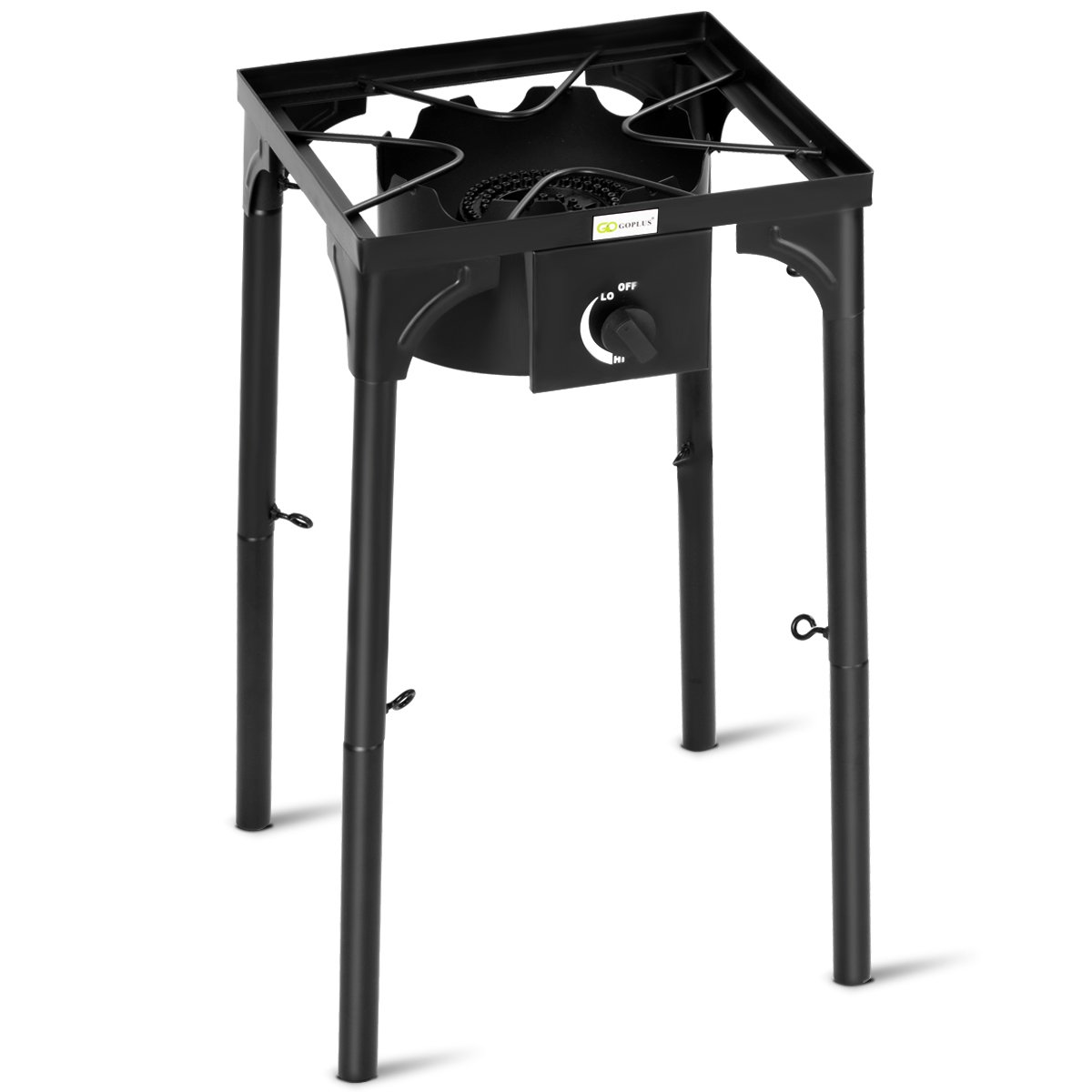 Buy GYMAX Camping Stove, Single Burner Propane Camp Stove w/Adjustable