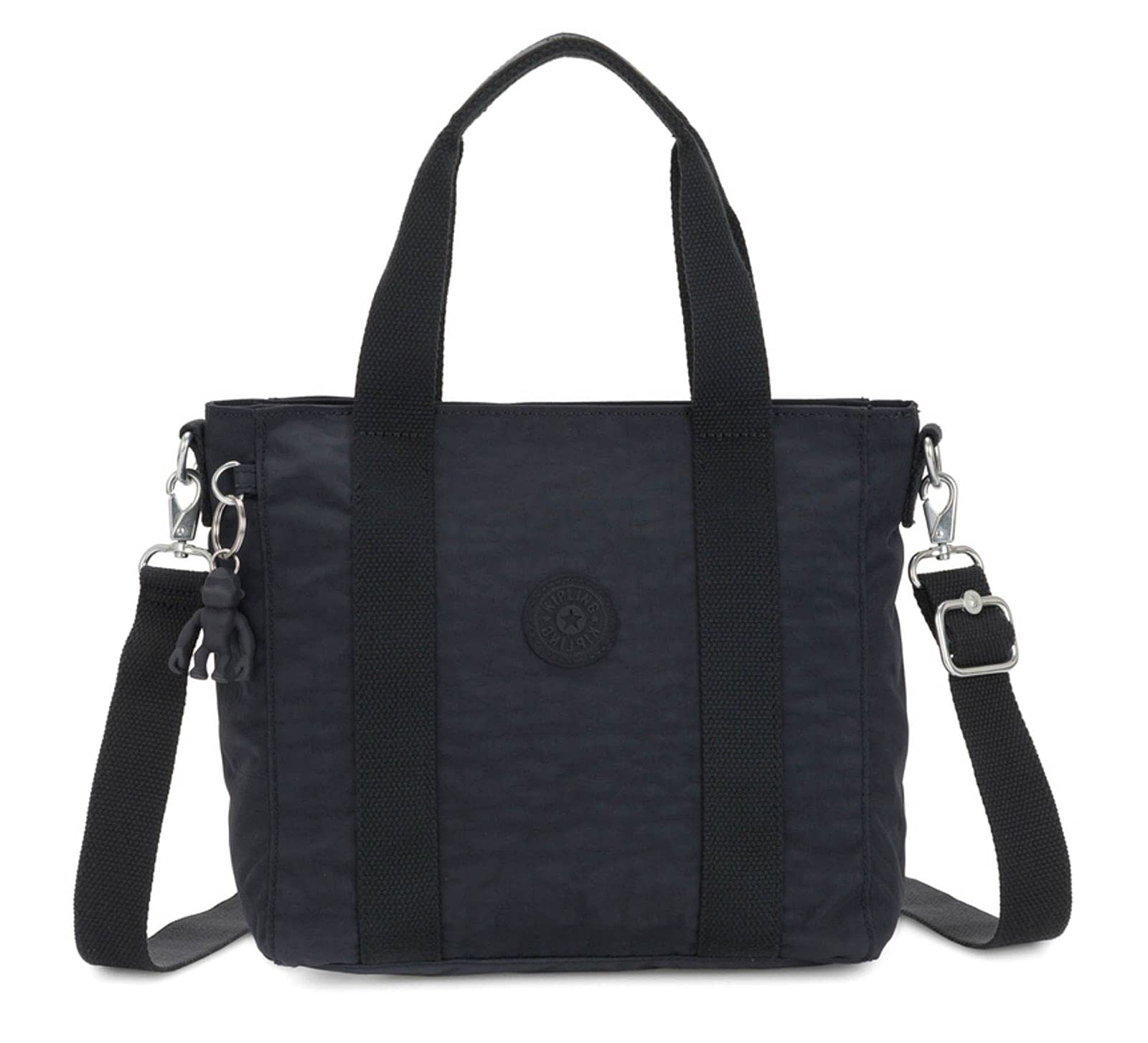Kipling Asseni Mini Women’s Tote, Black (Blue Bleu), 33x21x14 Centimeters (B x H x T)