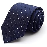 Yongchuantie Fashion 3.5'' Ties for Men Business Wedding Necktie 9CM Checkered Striped Plaid Polka Dot Neck Tie Gift Box
