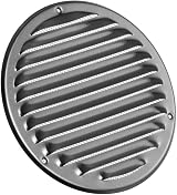 EUROPLAST Aluminium Round Air Vent Grille Cover 160mm Insect Mesh view 7