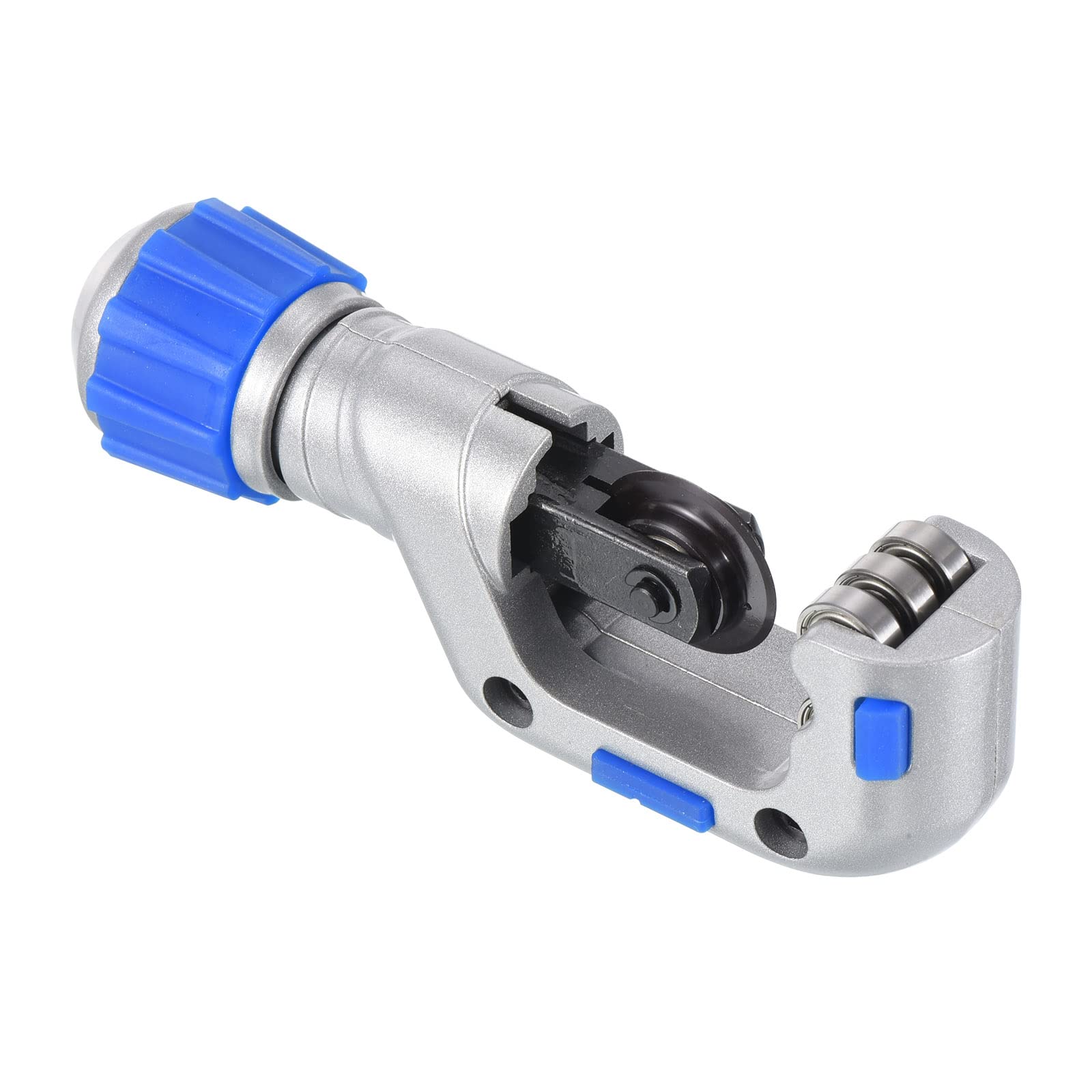 PATIKIL 5/32" to 1-17/64" Pipe Tubing Cutter, for Corrugated Stainless Steel Tubing Copper Pipe, Blue Silver Tone