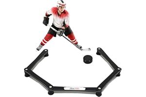 ZEALFEEL Hockey Training Equipment, 5-Section/7-Section Adjustable Stickhandling Trainer, Aid for Puck Control, Speed & Coordination, Portable & Foldable Hockey Stick Practice Gifts for Boys Girls