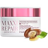 Maxxi Repair Home Care Hypernutrition Hair Mask 8.8 oz – Restores Lipid Structure for Long-Lasting Hydration, Strength, and Elasticity – Suitable for All Hair Types – Red Fruits Fragrance – Tyrrel