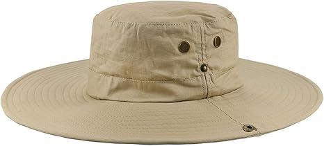 Amazon Meikira ブーニーハット 釣り帽子 メンズ サファリハット 登山 アウトドア フィッシングハット フィッシング帽子 Uvカット つば広帽子 日焼け防止ハット テンガロンハット ベージュ タクティカルキャップ ハット 通販