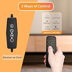 iFalarila Reading Light with Remote, LED Desk Lamp