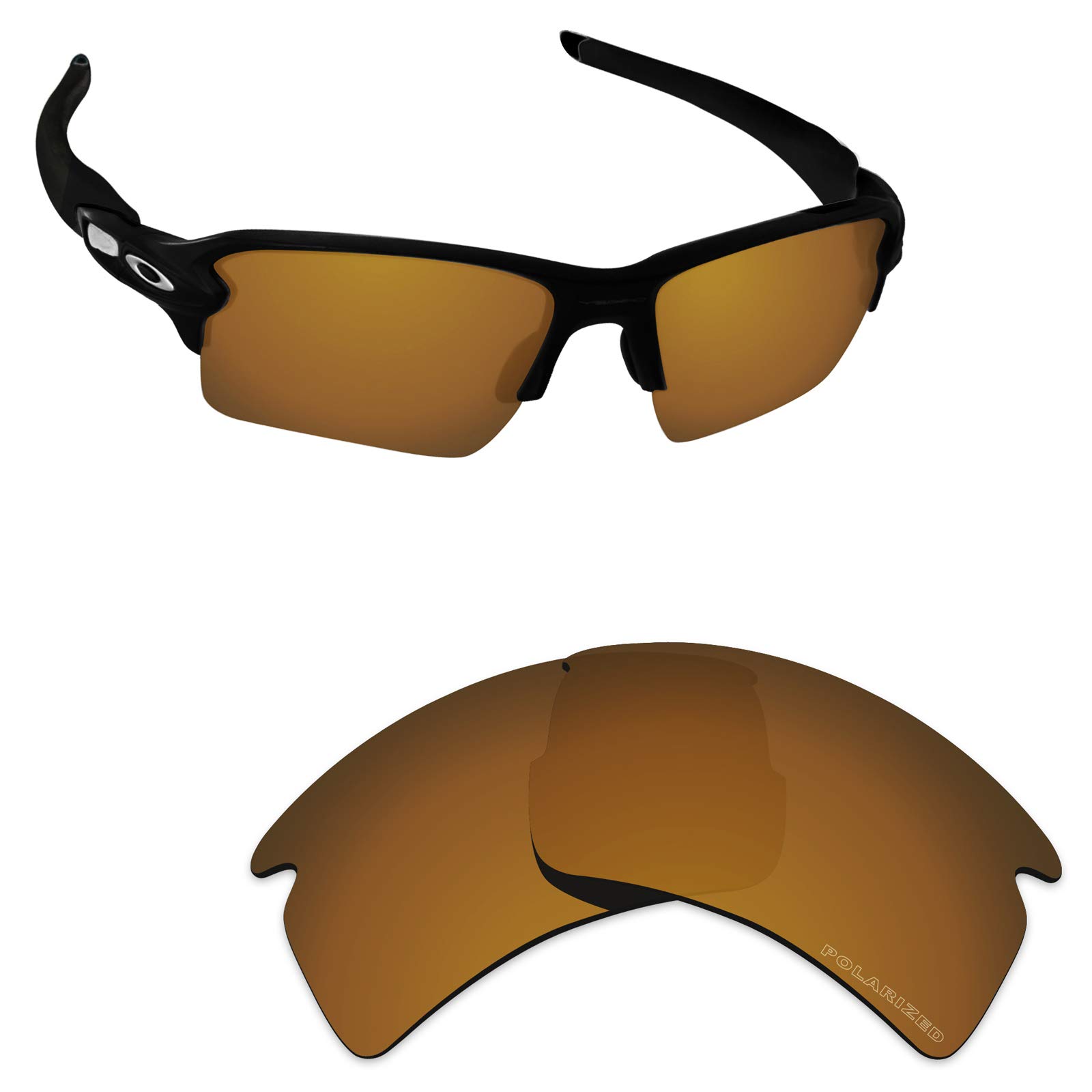 Alphax Polarized Replacement Lenses/Accessories for Oakley Flak 2.0 OO9295 - Multiple Options