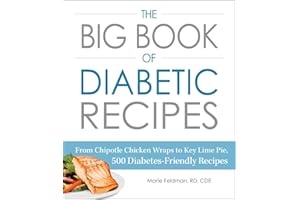 The Big Book of Diabetic Recipes: From Chipotle Chicken Wraps to Key Lime Pie, 500 Diabetes-Friendly Recipes