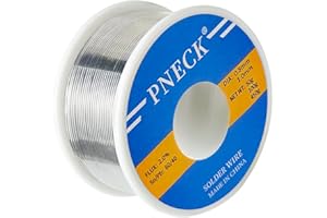 PNECK 60/40 Tin Lead Rosin Core Solder Wire for Electrical Soldering, 0.032" 3.53 oz (0.8 mm 100 g)