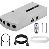 MITENSLE AMS Hub with Integrated AMS Filament Buffer 4-in-1 for X1, P1P, P1S, H2D 3D Printers, Compatible with AMS/AMS 2 Pro/AMS HT, Supports Up to 16-Color Printing