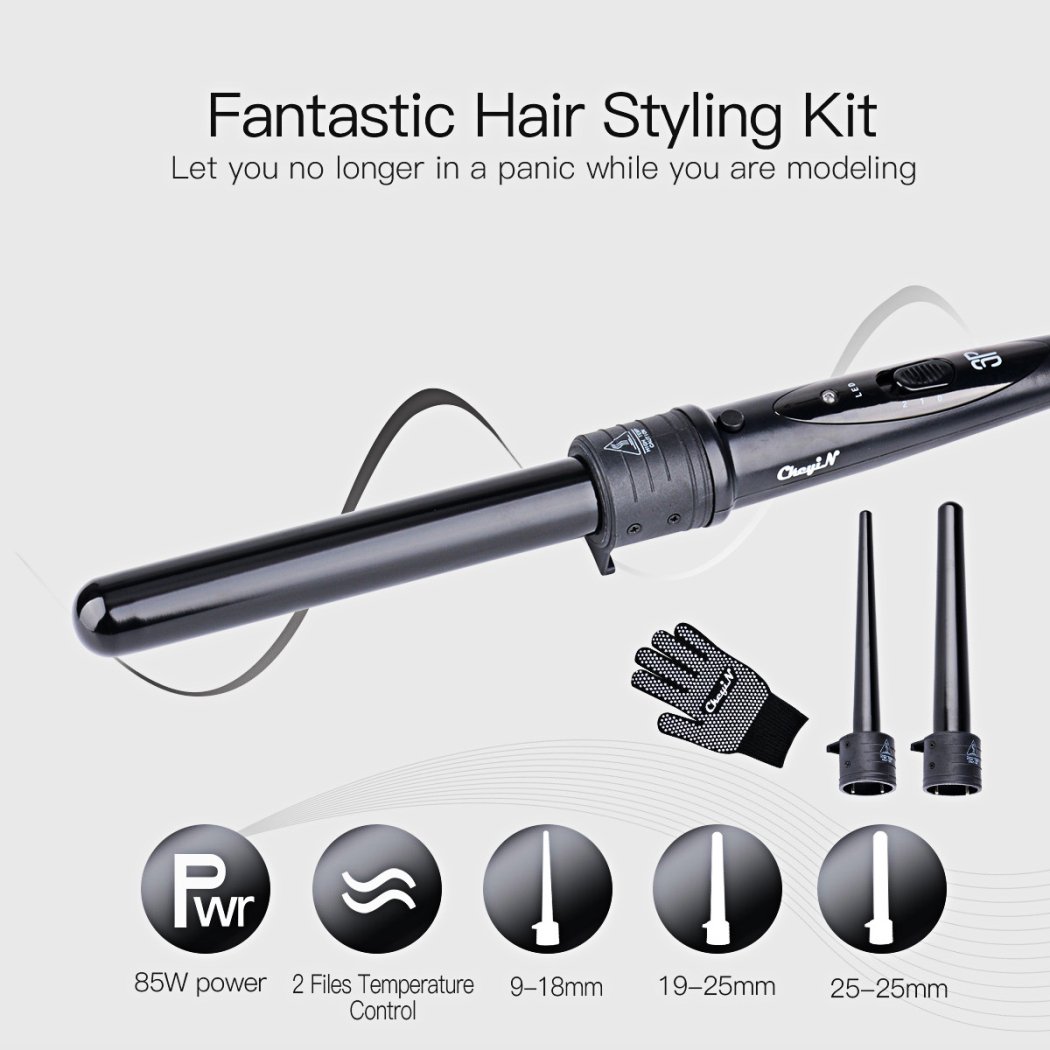 inkint Rizador de Pelo  Rulos  Pinza Rizadora Spiral Hair Curler