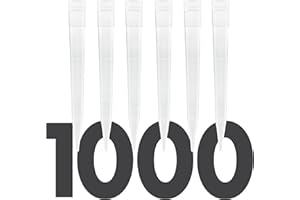 5mL Pipette Tips, Kashi Scientific Universal Non-Filter Pipette Tips 5 mL, Sterile Pipette Tips with Clear Graduation, 5,000uL Pipet Tips, Low Binding, DNase RNase Free, 1000 Tips/Case