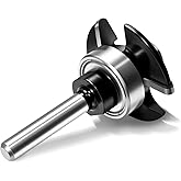 for Trex Router Bit Groove Cutter, Used for Trex Board to Work with Trex Hideaway Hidden Fasteners, 1/4" Shank Carbide Tipped Triple Wing, 3/8" Cutting Depth, 5/32" Height, Durable Precise Clean Cuts