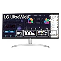 LG モニター ディスプレイ 29WQ600-W 29インチ/ 平面ウルトラワイド(2560×1080)/ IPS 非光沢/HDR 10/ 100Hz対応/ USB Type-C,HDMI,DisplayPort/スピーカー搭載(7W x2 MaxxAudio)/ ホワイト/ 3年 無輝点保証