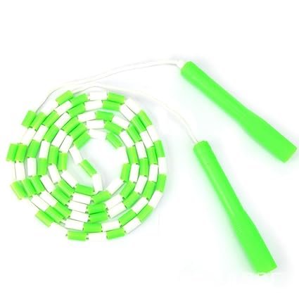 ellaroom Pretty Color Bamboo Adjustable Skipping Fitness Sport Exercise Rope Skipping Student Activity Competition(None Green)
