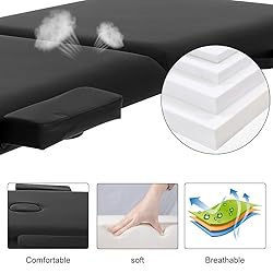 Hudada Massage Table Professional Portable Height