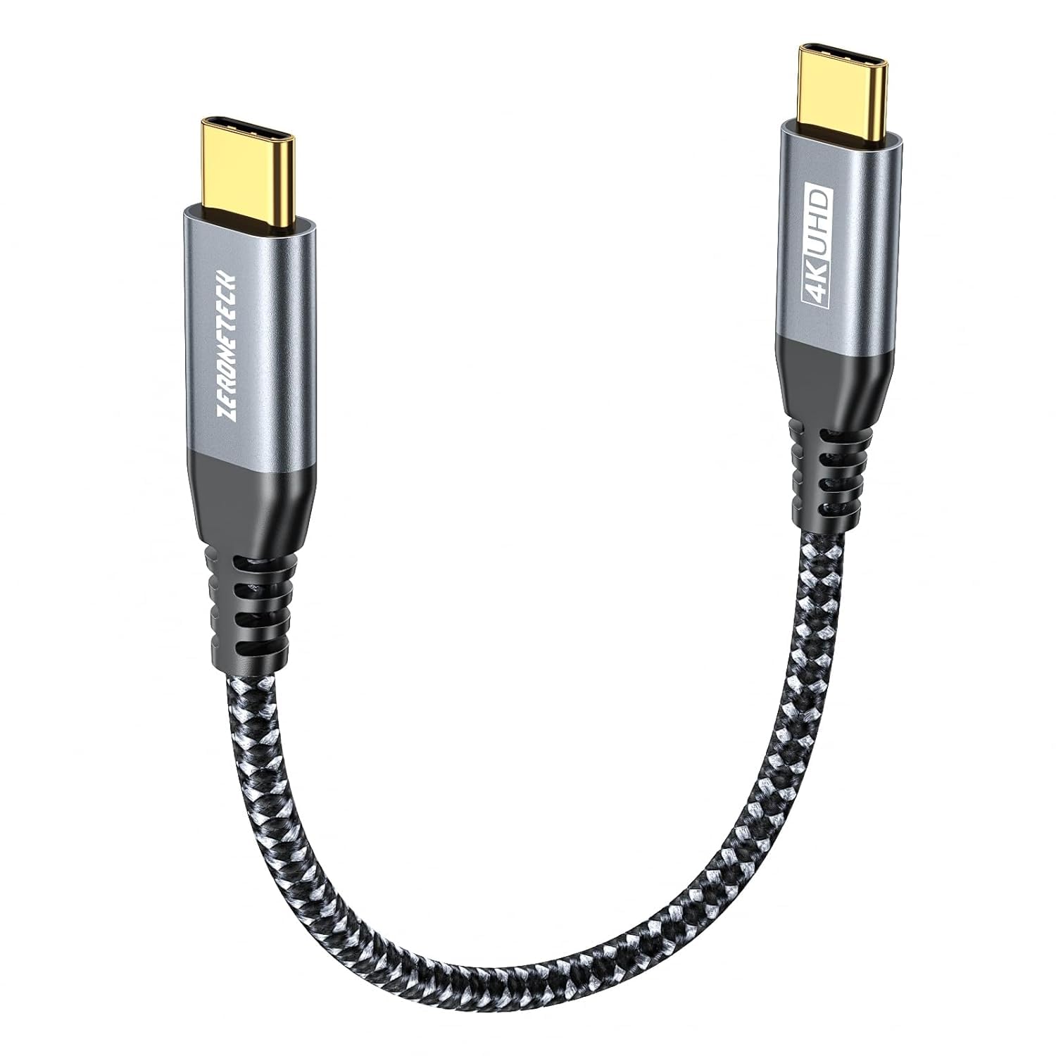 Photo 1 of 6 Inch USB C Cable 0.5FT, USB C 3.2 Gen 2X2 Cable, 4K Monitor Video Output, 20Gbps High Speed Data Transfer, 100W Fast Charging, for iPhone 16, MacBook Pro, Dell, LG, ARZOPA, KYY, for Portable Monitor