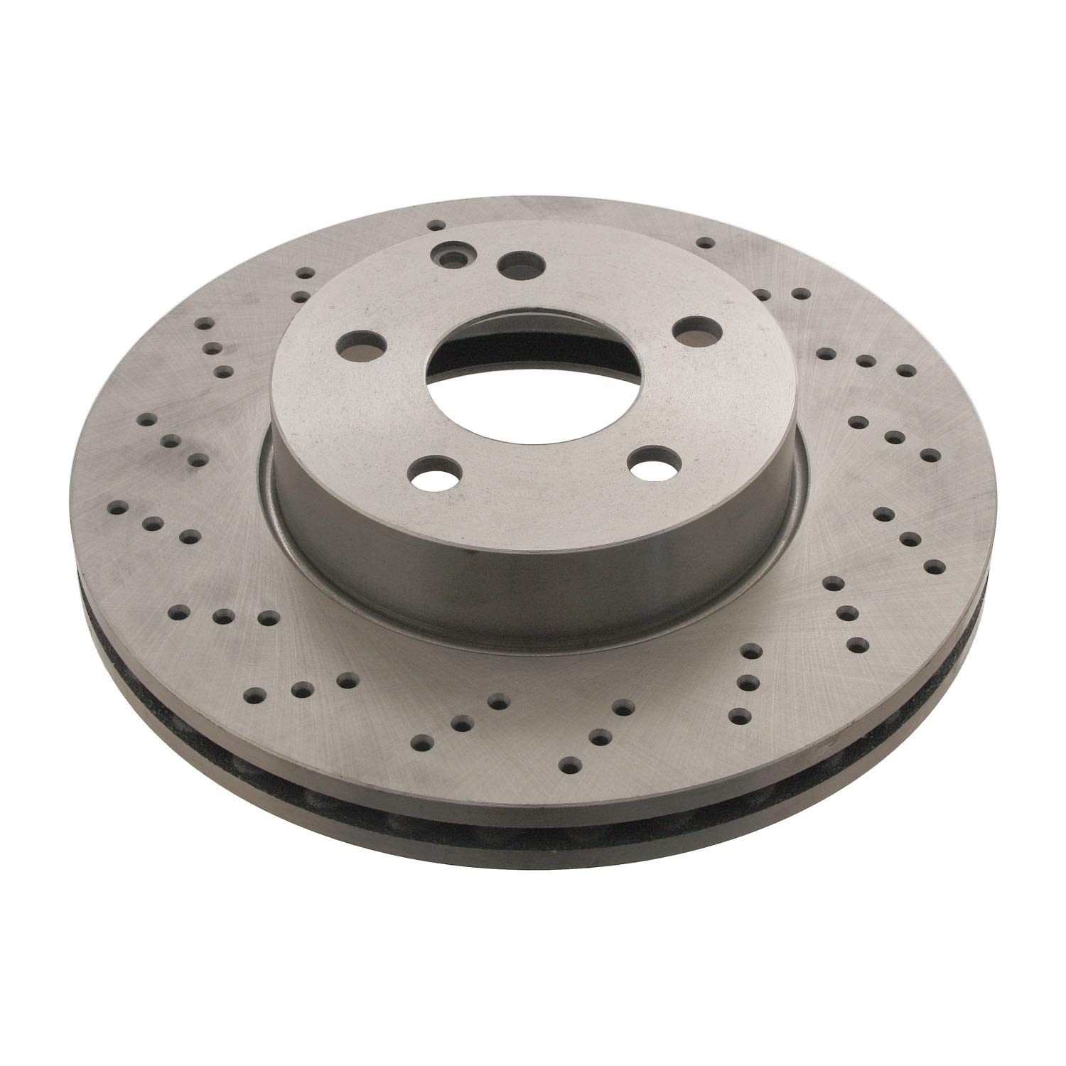 febi bilstein 30552 Brake Disc Set (2 Brake Disc) front, perforated/internally ventilated, No. of Holes 5