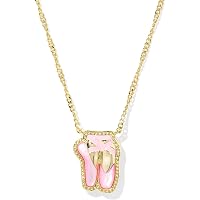 Kendra Scott Haley Bow Gold Pendant Necklace In Ivory Mother Of Pearl - 16 Inches