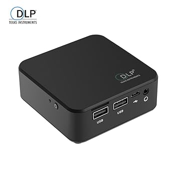 DLP Pico Proyector,Mileagea Mini Proyectore Portátil Android 4.4 ...