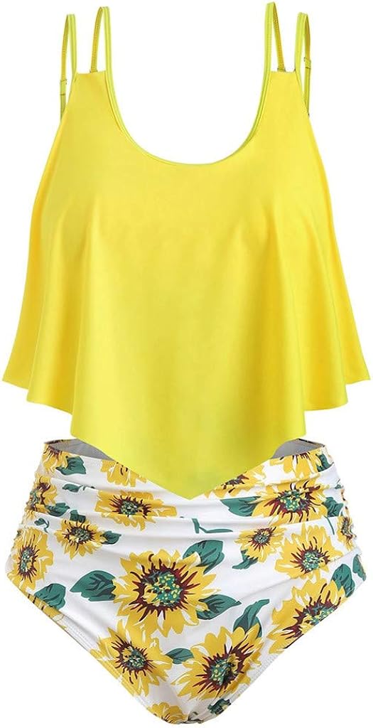 JKfine Bikinis Mujer 2019 Braga Alta Sujetador Volantes Tallas