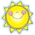 Carson Dellosa Sun Bulletin Board Cutouts, Colorful Spring Decorations and Summer Decor for Bulletin Board Decorations, Classroom Decor Chalkboard, Cubby, or Locker Decorations (36 pc)