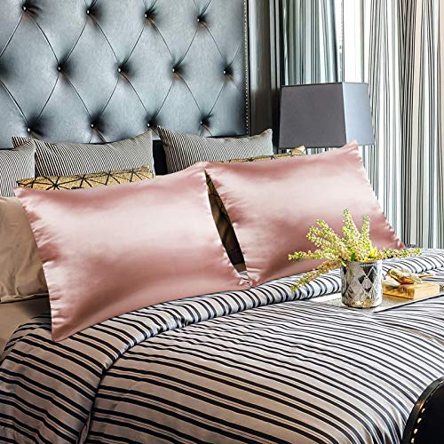 satin pillowcase and sheets