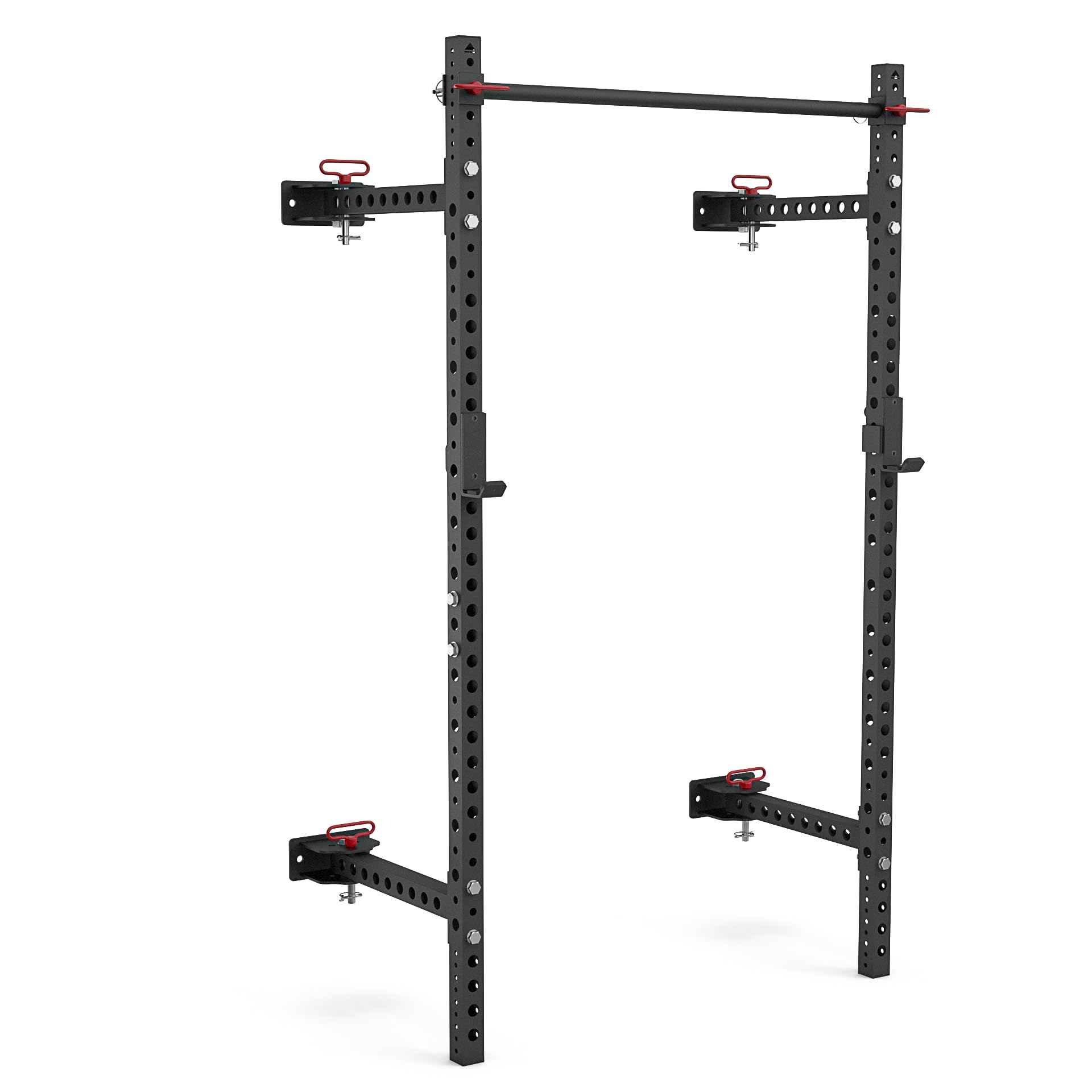 Bodyweight Exercise Rack Mua Synergee 2200 Series Folding Squat Rack with J-Cups & Adjustable ...