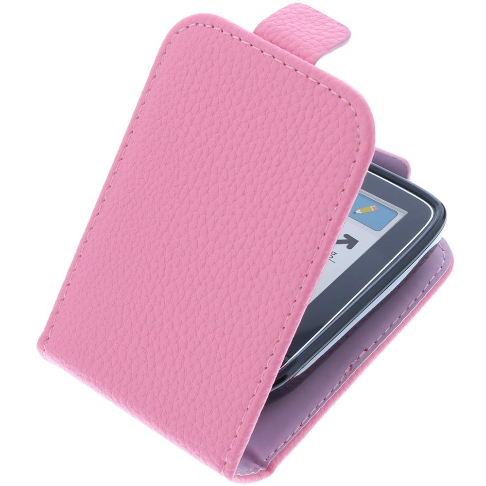 foto-kontor Case compatible with Abbott Freestyle Libre 2 Flip Style pink protection
