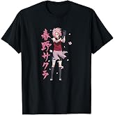 Naruto Shippuden Sakura Cherry Blossoms Anime T-Shirt