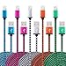 5Pack 3.3 FT iPhone Charger Cord Nylon Braided for Apple iPhone iPad iPod