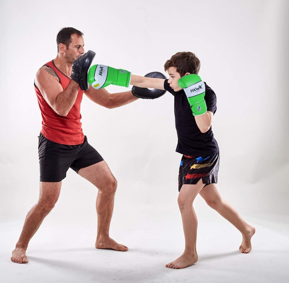 Hawk Sports Kids Boxing Gloves for Kids Children Youth Punching Bag Kickboxing Muay Thai Mitts MMA Training Sparring Gloves : Sports & Outdoors