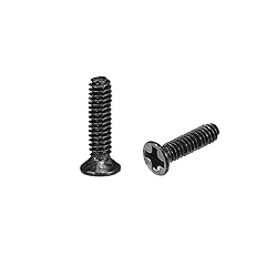 uxcell M2 x 8mm Phillips Screw Fastener Black for
