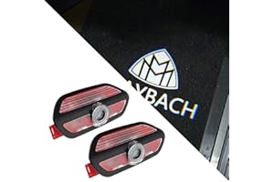 ORALSIM 2PCS Car Door Logo Lights Projector Non-fading LED Puddle Lamp Compatible For Maybach Accessories S Class s320 s500 s550 s600 s650 s63 s65 s400 h s350 d s680 s560 e