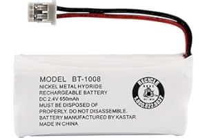 GATOR CRUNCH Phone Battery for Uniden Cordless Phones BT-1008 (Bulk Packaging,