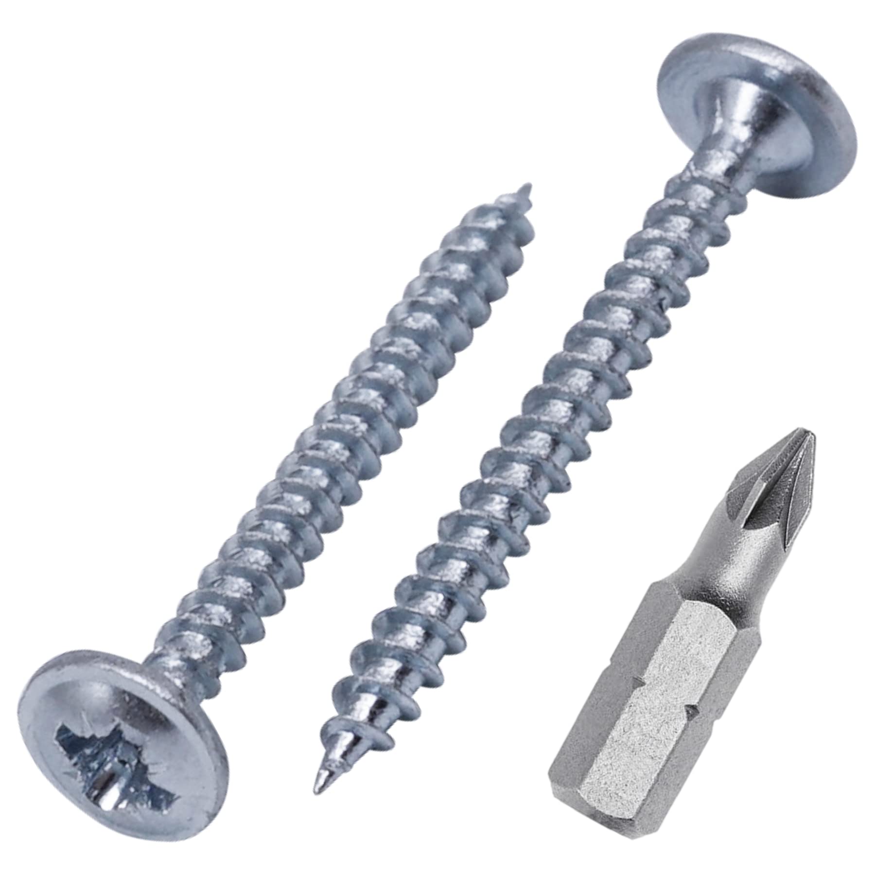 (Pack of 250 pcs) Zinc Plated Steel 3.0 x 30 mm Wood Screws, Metal Screws, Modified Truss Head, Self Tapping (250, 3.0 x 30 mm)